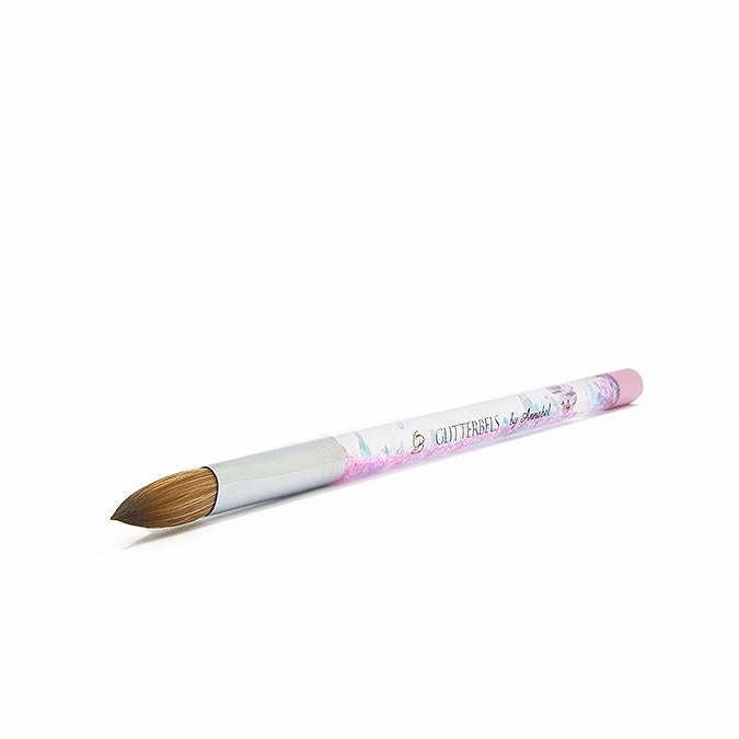 Pinched Pastel Glitter Acrylic Brush